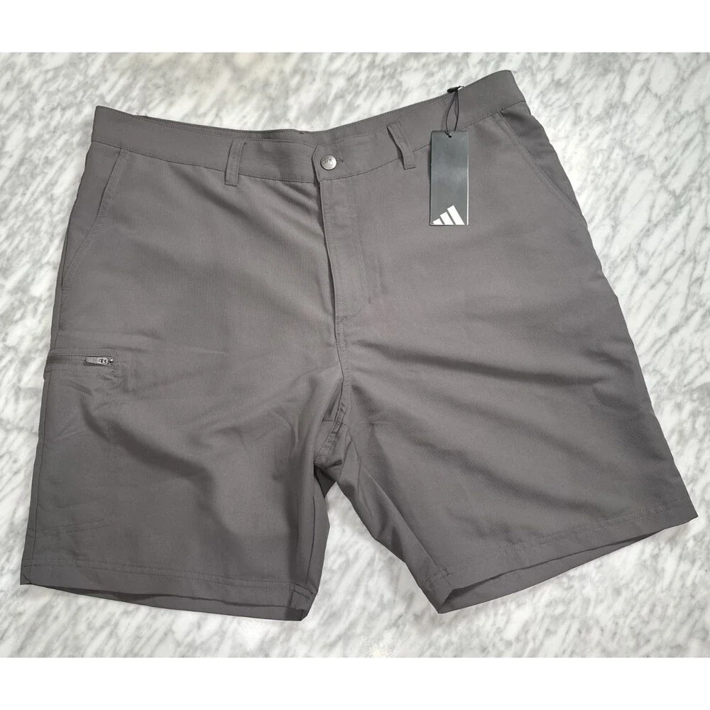 Adidas Ultimate 365 Golf woven Shorts Men's 38 Brown 8” Performance Stretch